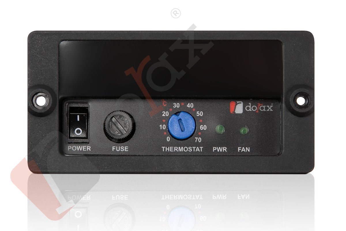 Dorax Dahili Termostatlı All In One Fan Montaj Modülü - 48mm (Standart) - DR-7881-T48