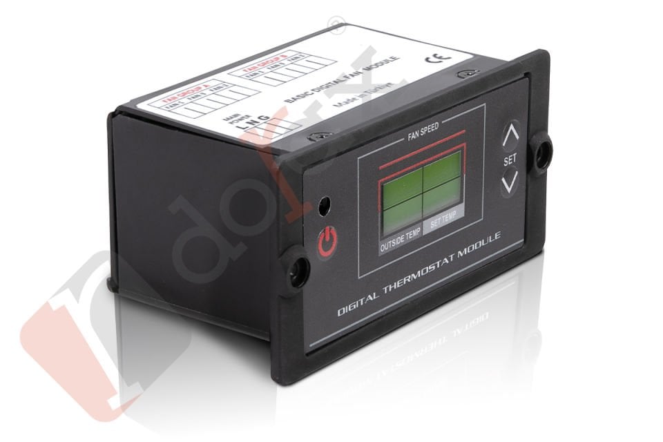 Dorax Digital Termostatlı Basic Fan Montaj Modülü - DR-7885