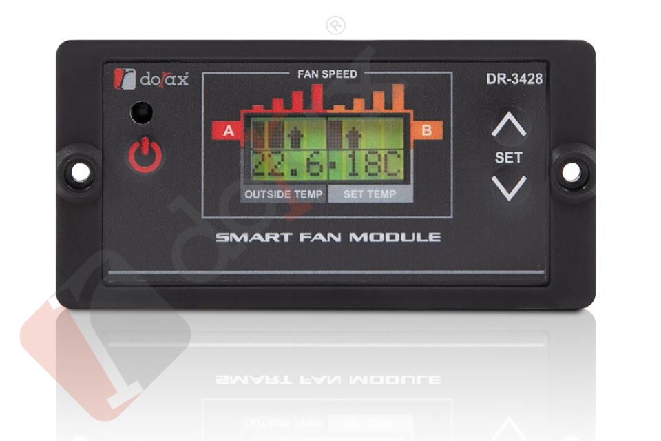 Dorax Digital Termostatlı Smart Fan Montaj Modülü - DR-7887