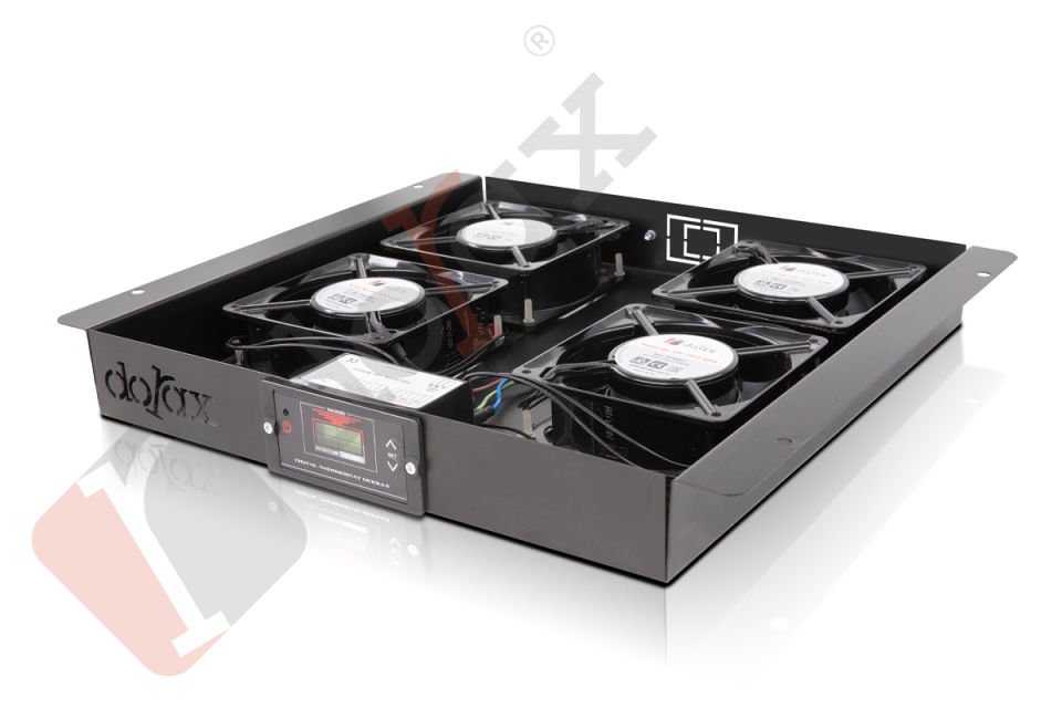Dorax 4'Lü Standart Digital Termostatlı Pro Fan Ünitesi - 38mm - DR-7934-DP-38