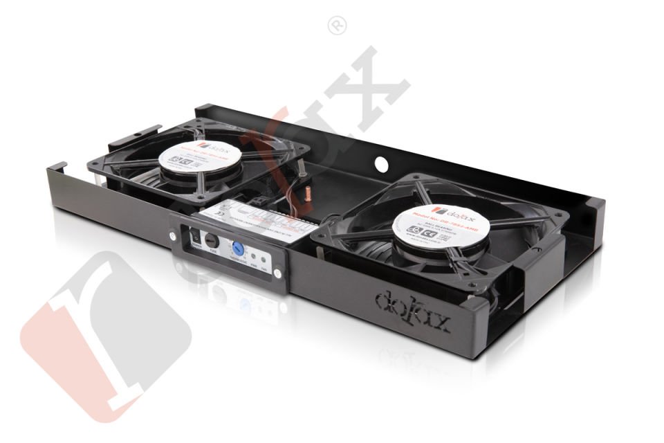 Dorax 2'Li Slim Mekanik Termostatlı All in One Fan Ünitesi - 25mm - DR-7932-MA-25