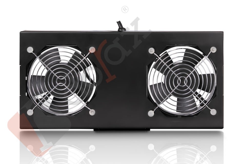Dorax 2'Li Slim Mekanik Termostatlı All in One Fan Ünitesi - 25mm - DR-7932-MA-25