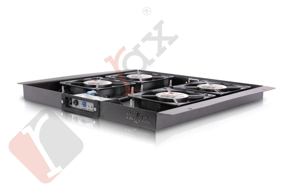 Dorax 4'Lü Slim Mekanik Termostatlı All in One Fan Ünitesi - 25mm - DR-7934-MA-25