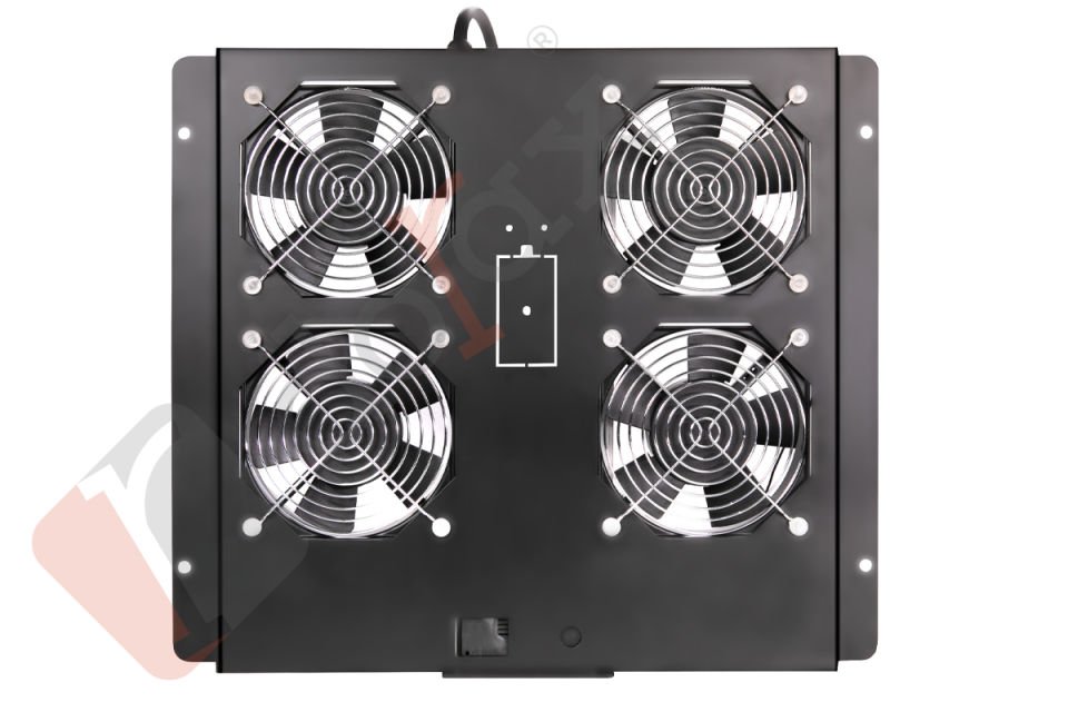 Dorax 4'Lü Slim Mekanik Termostatlı All in One Fan Ünitesi - 25mm - DR-7934-MA-25